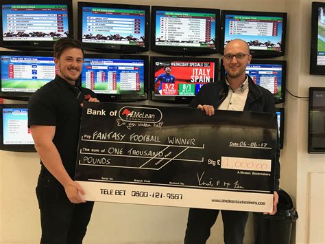 alfie mclean bookmakers